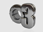 (3) Octagon 3D Eyelet 4/16 Inch Left Hole By KORTONS BRAND EYELET INC.