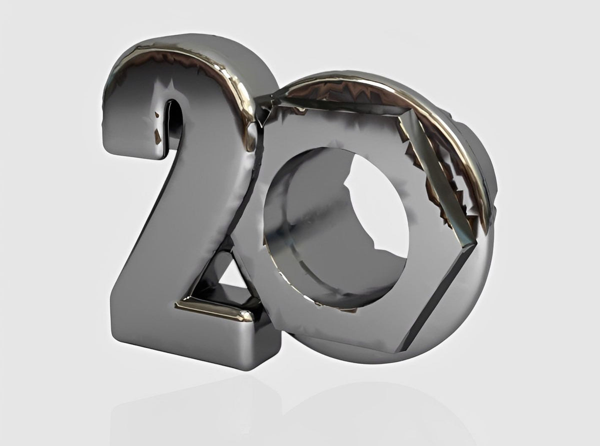 (2) Octagon 3D Eyelet 4/16 Inch Right Hole By KORTONS BRAND EYELET INC.
