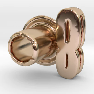 9K Rose Gold Shoelace Eyelets Exclusively By Kortons Brand Eyelet Company Inc.