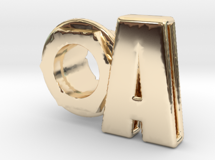 (A) Octagon 3D Eyelet 4/16 Inch left Hole By KORTONS BRAND EYELET INC.