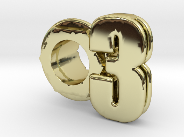 (3) Octagon 3D Eyelet 4/16 Inch Left Hole By KORTONS BRAND EYELET INC.