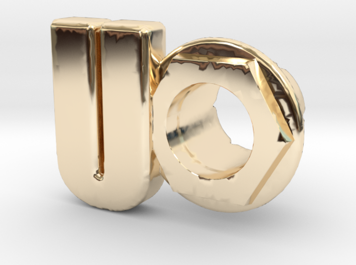 (U) Octagon 3D Eyelet 4/16 Inch Right Hole By KORTONS BRAND EYELET INC.